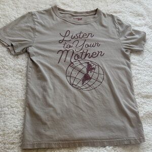Cat & Jack Tan T-Shirt - Listen to Your Mother